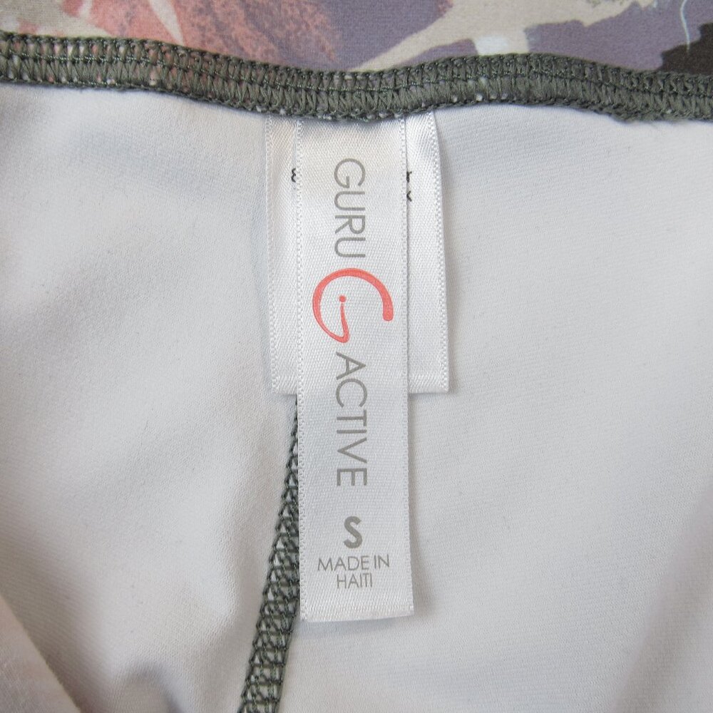 Guru Active Yoga Floral Athletic Leggings Women's Size S - Picture 6 of 10